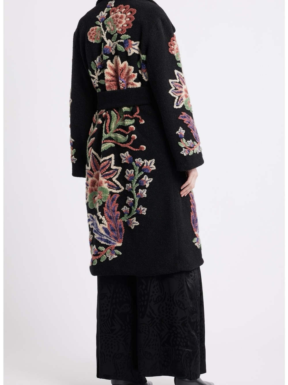 FARM Rio Marvelous Garden Embroidered Floral Fleece Coat – XS – NWT - Picture 5 of 15